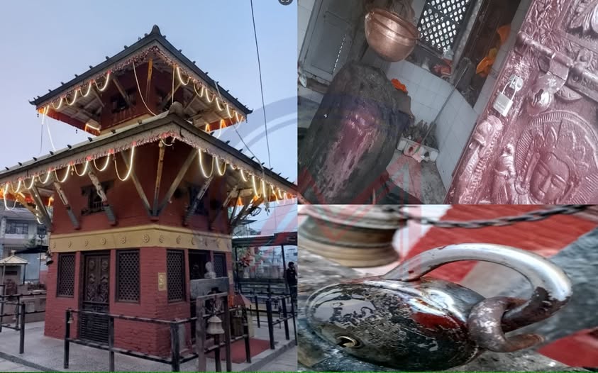 चन्दनभराटेश्वर महादेव मन्दिरमा चोरीको प्रयास