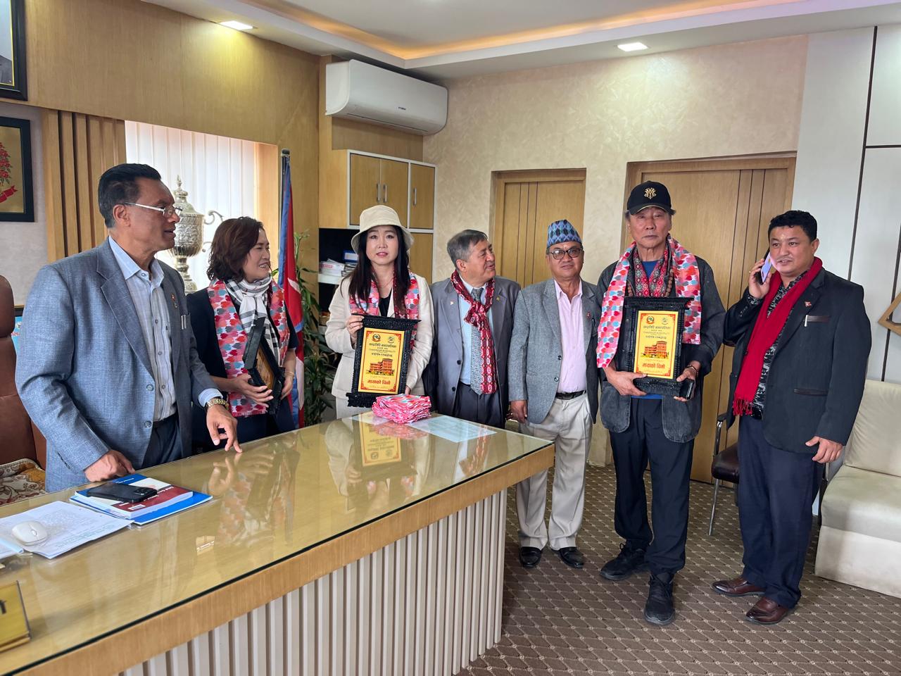 दक्षिण कोरियाको कोरयोङ्ग सहर र चन्द्रागिरि नगरपालिकाबीच भगिनी सम्बन्ध स्थापित हुँदै